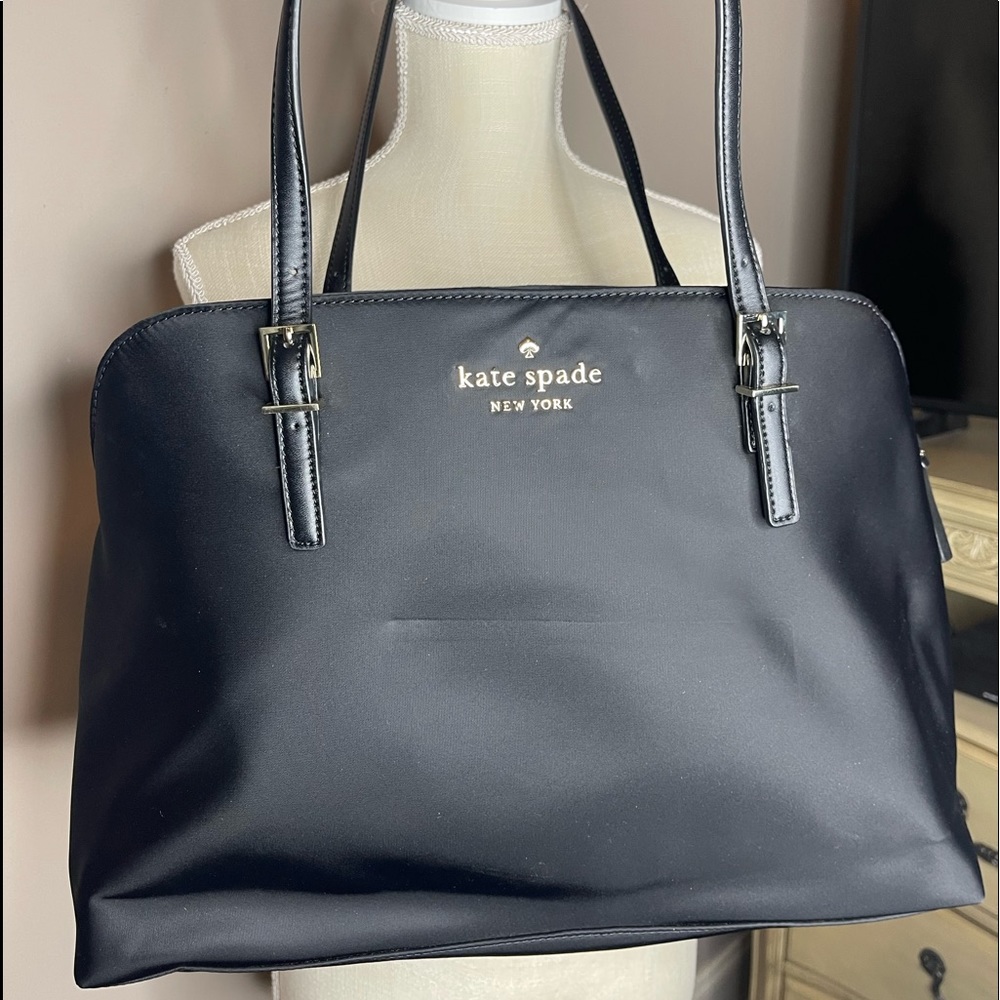 Black Nylon Kate Spade Shoulder Bag